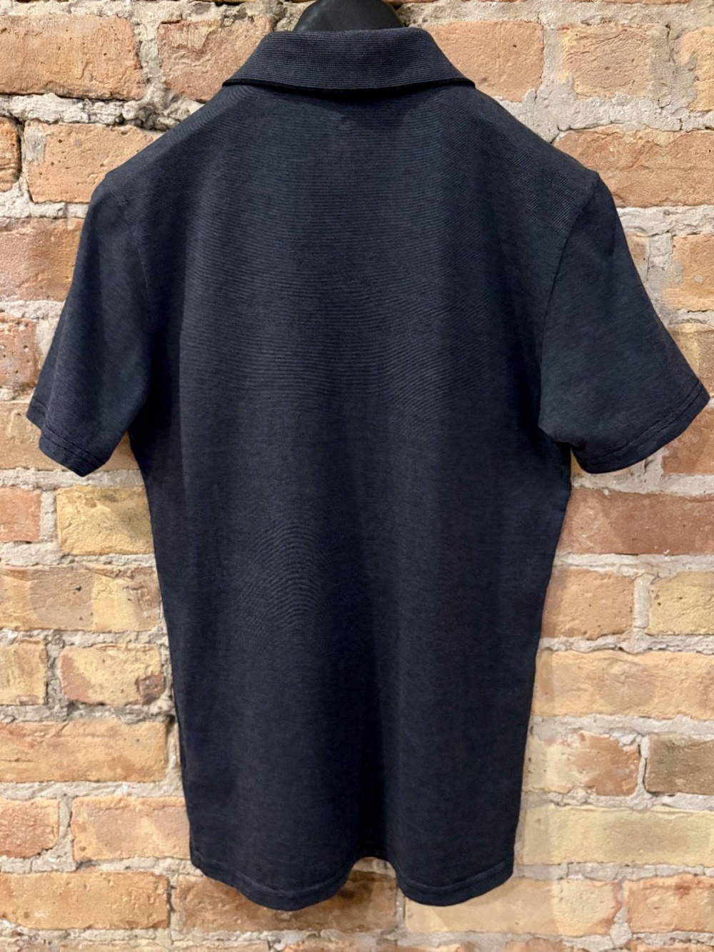 H&M 3 Shirts: Gray Polo, Black Sleeveless T-Shirt, Blue Short Sleeve Button-Up - Picture 6 of 16